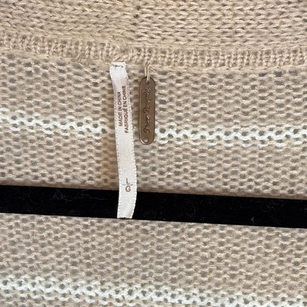 FREE PEOPLE We The Free Trapeze Open Front Cardigan, Cream/White, Wool Blend, L